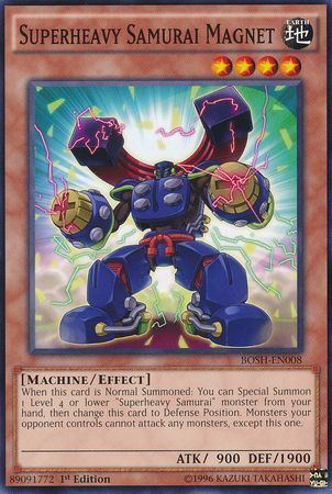 Superheavy Samurai Magnet - BOSH-EN008 - Common 1st Edition Breakers of Shadow 1st Edition Singles