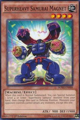 Superheavy Samurai Magnet - BOSH-EN008 - Common 1st Edition Breakers of Shadow 1st Edition Singles