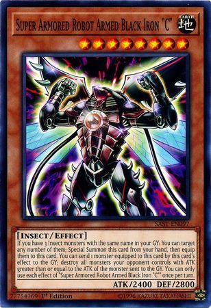 Super Armored Robot Armed Black Iron &quot;C&quot; - SAST-EN097 - Common 1st Edition Savage Strike 1st Edition Singles (espanol)