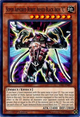 Super Armored Robot Armed Black Iron &quot;C&quot; - SAST-EN097 - Common 1st Edition Savage Strike 1st Edition Singles (espanol)