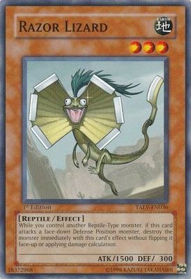 Razor Lizard - TAEV-EN036 - Common 1st Edition Tactical Evolution [TAEV] 1st Edition Singles