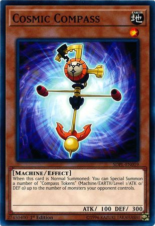 Cosmic Compass - SDPL-EN019 - Common 1st Edition Structure Deck: Powercode Link 1st Edition Singles (espanol)