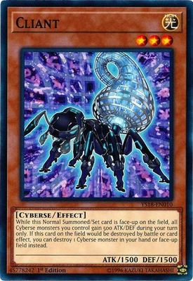 Cliant - YS18-EN010 - Common 1st Edition Starter Deck: Codebreaker Singles