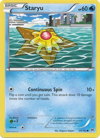 Staryu - 29/162 - Common XY: Breakthrough Singles