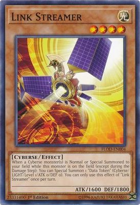 Link Streamer - FLOD-EN004 - Common 1st Edition Flames of Destruction 1st Edition Singles (espanol)