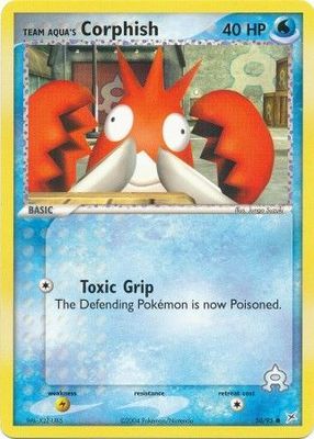 Team Aqua&#39;s Corphish - 50/95 - Common Ex Team Magma vs. Team Aqua Singles