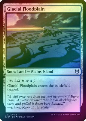 Glacial Floodplain 257/285 - Foil Kaldheim Foil Singles