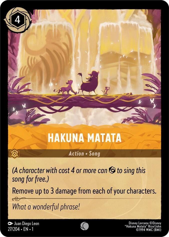 Hakuna Matata - The First Chapter (1) The First Chapter
