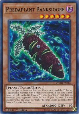 Predaplant Banksiogre - COTD-EN016 - Common 1st Edition Code of the Duelist 1st Edition Singles
