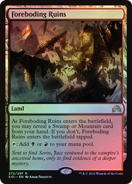 Foreboding Ruins 272/297 - Foil Shadows over Innistrad Foil Singles (Español)