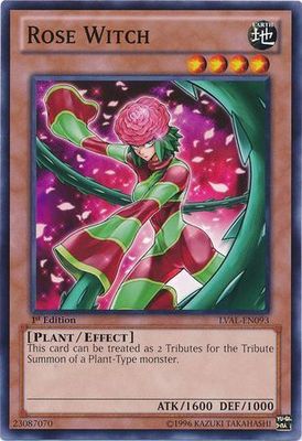 Rose Witch - LVAL-EN093 - Common 1st Edition Legacy of the Valiant 1st Edition Singles (espanol)