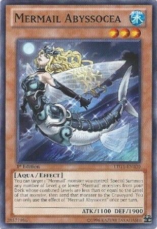 Mermail Abyssocea - LTGY-EN030 - Common 1st Edition Lord of the Tachyon Galaxy 1st Edition Singles