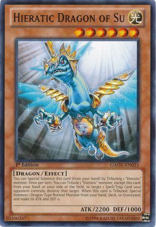 Hieratic Dragon of Su - GAOV-EN023 - Common 1st Edition Galactic Overlord 1st Edition Singles
