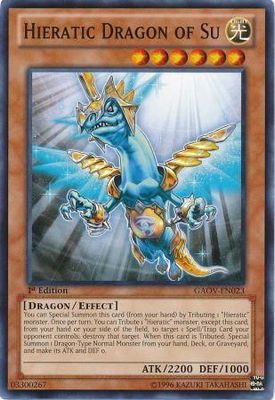 Hieratic Dragon of Su - GAOV-EN023 - Common 1st Edition Galactic Overlord 1st Edition Singles