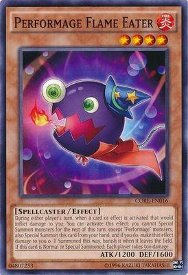 Performage Flame Eater - CORE-EN016 - Common Unlimited Clash of Rebellions Unlimited Singles
