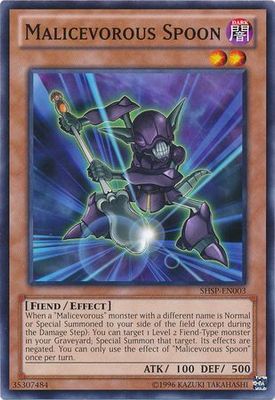 Malicevorous Spoon - SHSP-EN003 - Common Unlimited Shadow Specters Unlimited Singles
