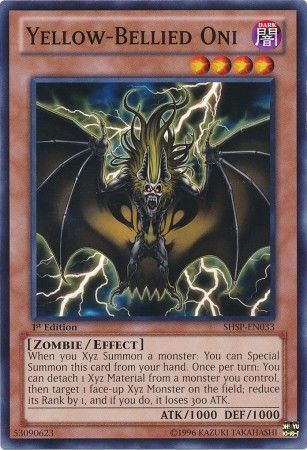 Yellow-Bellied Oni - SHSP-EN033 - Common 1st Edition Shadow Specters 1st Edition Singles (espanol)