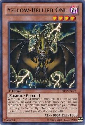 Yellow-Bellied Oni - SHSP-EN033 - Common 1st Edition Shadow Specters 1st Edition Singles (espanol)