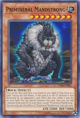 Primineral Mandstrong - CHIM-EN081 - Common Unlimited Chaos Impact Unlimited Singles