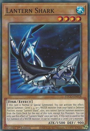 Lantern Shark - ETCO-EN018 - Common 1st Edition Eternity Code 1st Edition Singles