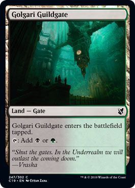 Golgari Guildgate 247/302 Commander 2019 Singles