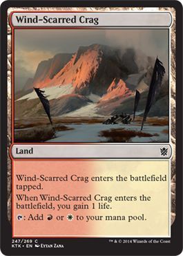 Wind-Scarred Crag 247/269 Khans of Tarkir Singles