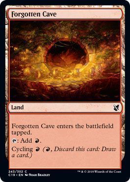 Forgotten Cave 243/302 Commander 2019 Singles