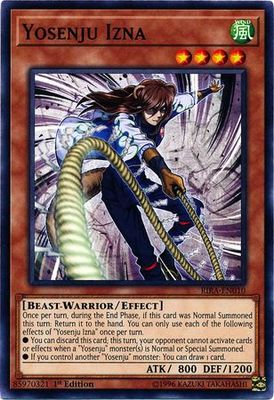 Yosenju Izna - RIRA-EN010 - Common 1st Edition Rising Rampage [RIRA] 1st Edition Singles (espanol)