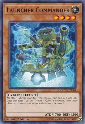 Launcher Commander - COTD-EN004 - Common 1st Edition Code of the Duelist 1st Edition Singles (espanol)