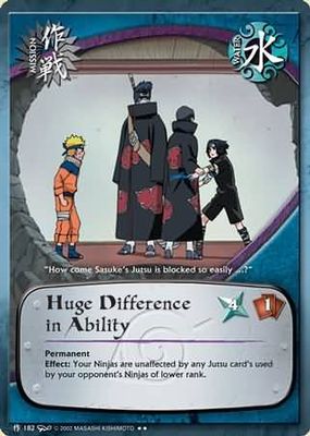 Huge Difference in Ability - M-182 - Rare Naruto: Dream Legacy