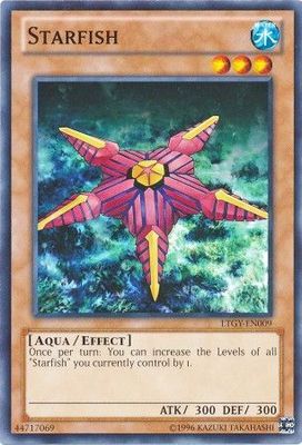 Starfish - LTGY-EN009 - Common Unlimited Lord of the Tachyon Galaxy Unlimited Singles
