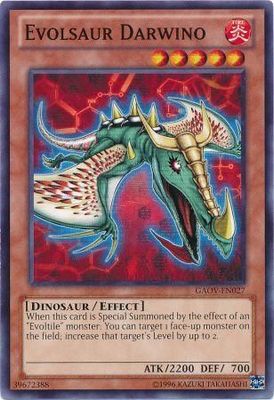 Evolsaur Darwino - GAOV-EN027 - Common Unlimited Galactic Overlord Unlimited Singles (espanol)