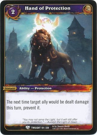 Hand of Protection - 59/220 - Common WoW: Twilight of the Dragons