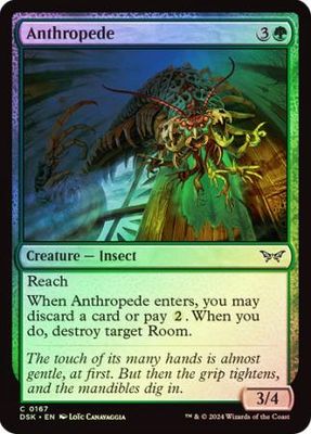 Anthropede 167 - Foil Duskmourn: House of Horror Foil Singles (Español)