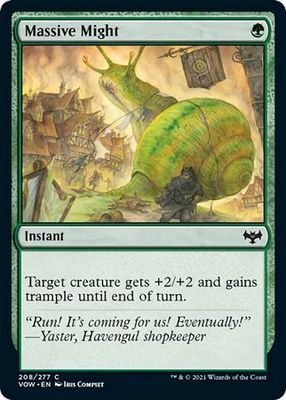 Massive Might 208/277 Innistrad: Crimson Vow Singles