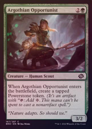 Argothian Opportunist 167/287 - Foil The Brothers&#39; War Foil Singles