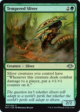 Tempered Sliver 183/254 - Foil Modern Horizons Foil Singles