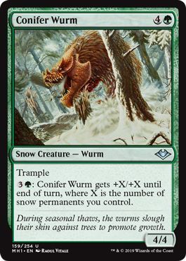 Conifer Wurm 159/254 Modern Horizons Singles