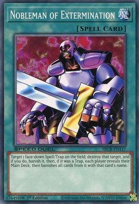 Nobleman of Extermination - SBCB-EN117 - Common 1st Edition Speed Duel Battle City Box 1st Edition Singles
