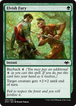 Elvish Fury 162/254 - Modern Horizons Singles