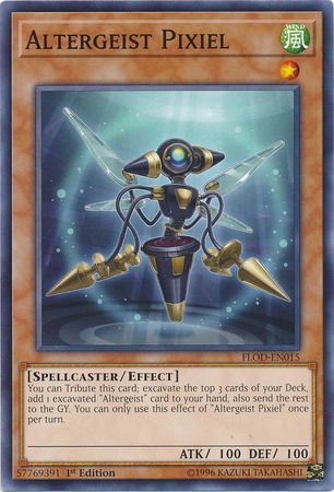 Altergeist Pixiel - FLOD-EN015 - Common 1st Edition Flames of Destruction 1st Edition Singles