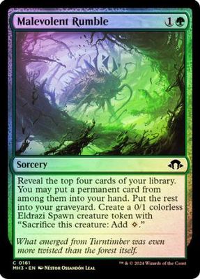 Malevolent Rumble 161 - Foil Modern Horizons 3 Foil Singles(Español)