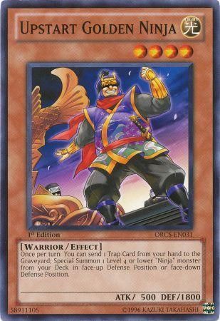 Upstart Golden Ninja - ORCS-EN031 - Common 1st Edition Order of Chaos 1st Edition Singles