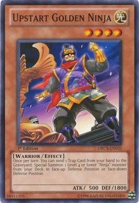 Upstart Golden Ninja - ORCS-EN031 - Common 1st Edition Order of Chaos 1st Edition Singles