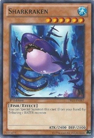 Sharkraken - LTGY-EN007 - Common 1st Edition Lord of the Tachyon Galaxy 1st Edition Singles