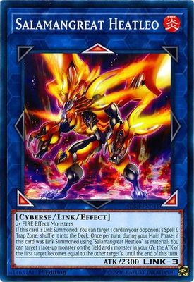 Salamangreat Heatleo - SDSB-EN041 - Common 1st Edition Structure Deck: Soulburner Singles (espanol)