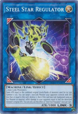 Steel Star Regulator - BLVO-EN085 - Common 1st Edition Blazing Vortex 1st Edition Singles