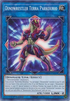 Dinowrestler Terra Parkourio - MP20-EN069 - Common 1st Edition 2020 Mega-Tin: Lost Memories 1st Edition Singles (espanol)