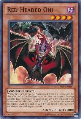 Red-Headed Oni - GAOV-EN038 - Common Unlimited Galactic Overlord Unlimited Singles (espanol)
