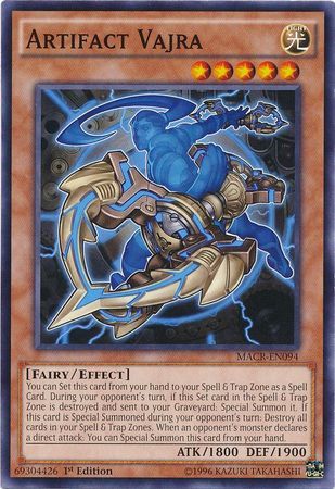 Artifact Vajra - MACR-EN094 - Common 1st Edition Maximum Crisis 1st Edition Singles (espanol)